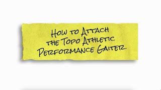 Topo Athletic Performance Gaiter