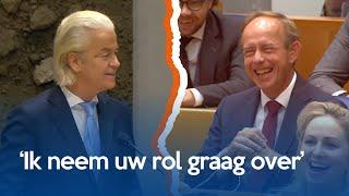 Wilders grapt over nestorrol en complimenteert Van der Staaij #APB2023