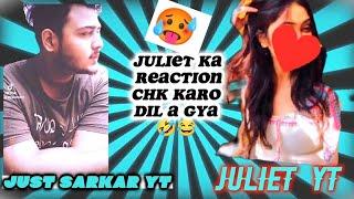 MS Juliet yt live stream reaction | Just sarkar yt #rajpoot