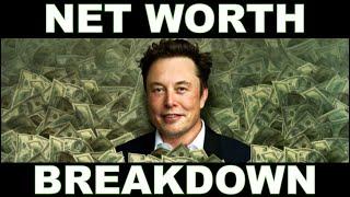 ELON MUSK - Net Worth Breakdown 2024