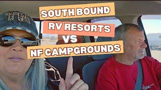 South Bound, RV Resorts Free NF Campgrounds.  What Is Your Favorite Way To Camp? RV Living & Travel