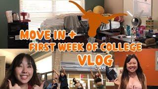 MOVE IN DAY + FIRST WEEK OF COLLEGE VLOG // UT AUSTIN