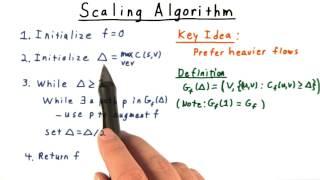 Scaling Algorithm - Georgia Tech - Computability, Complexity, Theory: Algorithms