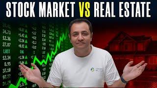 Stock Market vs Real Estate #realestate #stockmarket #StockVsRealEstate