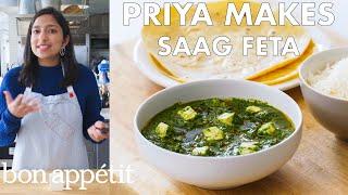 Priya Makes Saag Feta | From the Test Kitchen | Bon Appétit