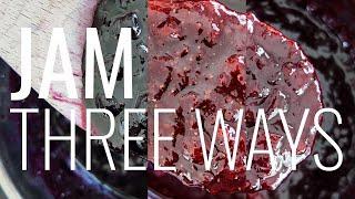 Homemade Jam Three Ways! Blueberry, Strawberry and Spiced Plum | Anna Marie Eats