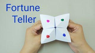 DIY Paper Fortune Teller,Simple Origami,easy paper crafts for kids,