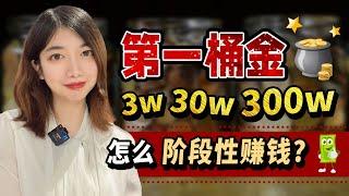 赚钱2022| 3w,30w,300w, 年轻人怎么赚到自己的第一桶金？