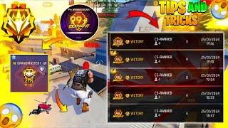 CS RANK TIPS & TRICKS | How To Win Every CS RANK With Random Players,Free Fire Pro Tips And Tricks,