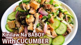 Convenient & Easy Way to make PORK KINILAW | Kinilaw na Baboy Recipe