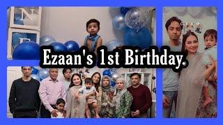 Ezaan's 1st birthday||Lockdown Birthday||Bushra's Simple Life||