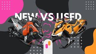 Should You Buy a New or Used Snowmobile? Pink Orange Helps You Choose Before You Buy.