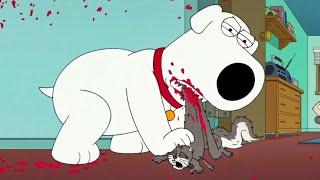 Family Guy - Brian kills Squirrel 700% slower