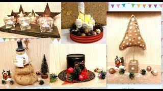 5 DIY Christmas recycled home decoration  ideas /HOW TO