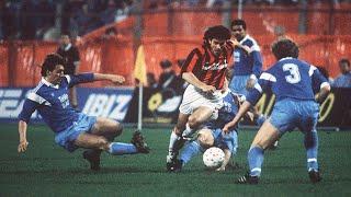 Roberto Donadoni dribbling show | Italy's Maradona | vs. KV Mechelen (1989/90 European Cup)