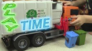 Garbage Truck Video - PLAYTIME FOR KIDS!