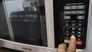 Turning Toshiba Microwave Beeping Sound Off