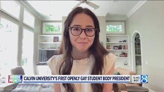 Calvin University’s first openly gay student body president: ‘Not alone’