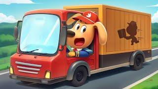 Police Delivers Packages | Sheriff Labrador Police Cartoon | Kids Cartoons | BabyBus TV