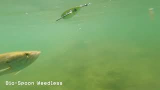 FishLab Bio-Spoon Weedless - Swim Action