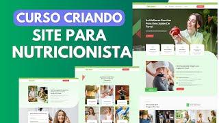 CRIANDO UM SITE PARA NUTRICIONISTA - CRIAÇÃO DE SITES PARA NUTRICIONISTA