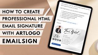 How to Create Professional HTML Email Signature Through Artlogo EmailSign