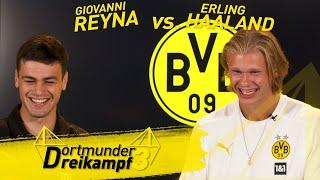 Erling Haaland vs. Gio Reyna: Der Dortmunder Dreikampf