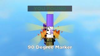 How to get 90 DEGREE marker in FIND THE MARKERS Roblox [ Updated 2025 ]