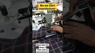 factory video  of Shirt manufacturing