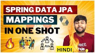 Spring Data JPA Mappings in one Shot | Detail Video | OneToOne | OneToMany | ManyToMany Mapping