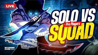 Solo vs Squad Rush Gameplay | Intense Gameplay| BGMI LIVE