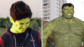 Hollywood Hulk Transformation in Real Life | VFX Fan Made Film