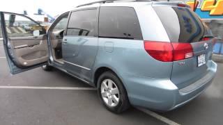 2004 Toyota Sienna, Blue Mirage Metallic - STOCK# 731341 - Walk around