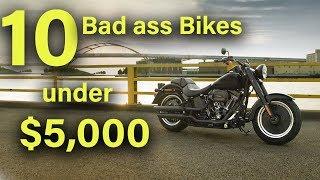10 Best Motorcycles under $5,000