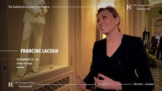 Francine Lacqua discusses the main economic challenges ahead