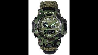 Military Sports EDC Watch Waterproof Compass SHIYUNME copy G-Shock unboxing Ceas Military Watch