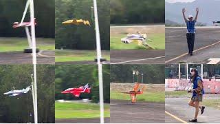 2023 April RC plane crash compilation for Crossing goal frame competition (Jet Group)