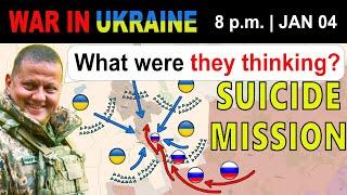 04 Jan: FASTEST 1-WAY TRIP. Desperate Russian MAD MAX ATTACK ENDS IN DISASTER. | War in Ukraine