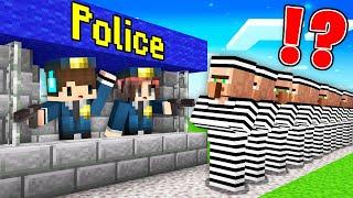 AKU DAN ISTRI RESMI LULUS MENJADI POLISI BUCIN MINECRAFT ‍️‍️