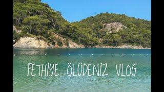 FETHİYE ÖLÜDENİZ VLOG | KUMBURNU PLAJINDA DENİZE GİRDİK