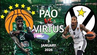 Panathinaikos - Virtus Bologna 111-90 | Euroleague Highlights Round 19 (3/1/2025)