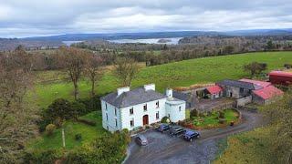 Period Farmhouse Property for sale in Ireland, 96 Acres, Gatehouse, Outbuildings near Lough Key.