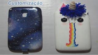 CAPINHA UNICÓRNIO E GALÁXIA - CUSTOMIZAÇÃO / Priscila Peçanha