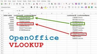 Open Office LibreOffice VLOOKUP tutorial • Find values ​​from another table