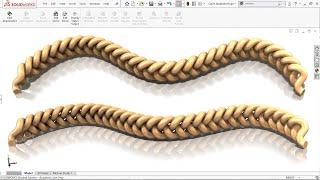 Transform Your Skills | Master the 'Braided Rope' Design in SOLIDWORKS 2024 | Step-by-Step Tutorial