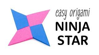How to make a paper Ninja star ⭐⭐⭐(shuriken) Origami