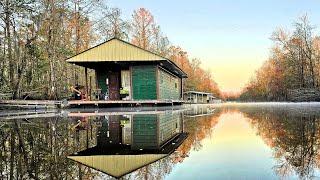 Cooking Gumbo at the Houseboat! Hunting Nutria and Running Jug Lines!