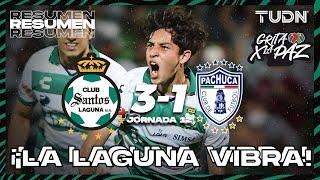 Resumen y goles | Santos 3-1 Pachuca | Grita México C22 - J12 | TUDN