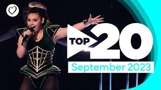 Eurovision Top 20 Most Watched: September 2023 | #UnitedByMusic