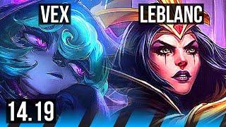 VEX vs LEBLANC (MID) | 44k DMG, 12/4/10 | EUW Diamond | 14.19